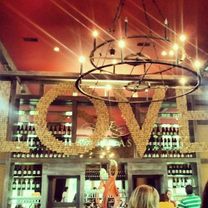 "LOVE" wine cork hanging, taken by me at Veritas Winery, Afton, VA 2012